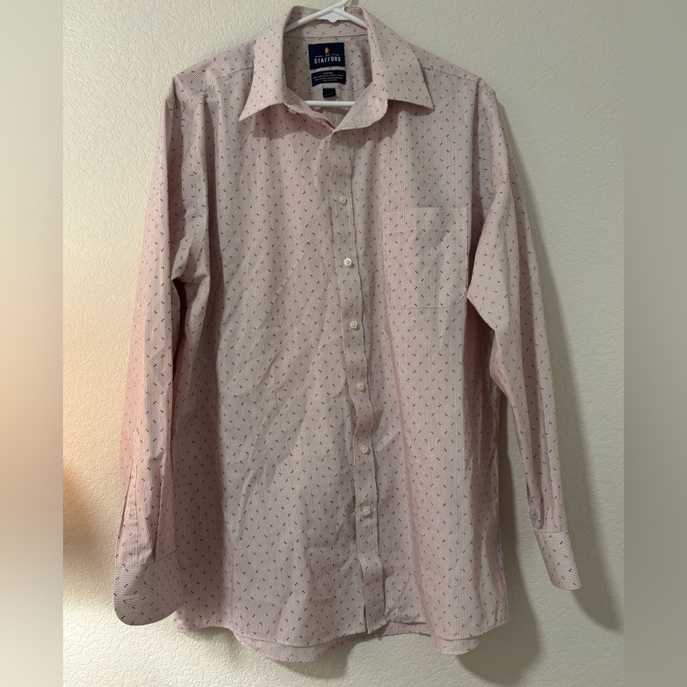 Stafford Pink Patterned Men's Shirt